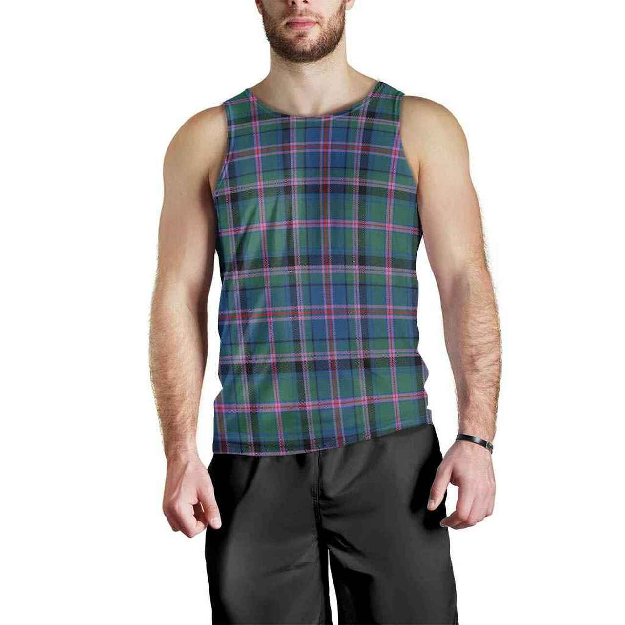 Cooper Ancient Tartan Plaid Men Tank Top