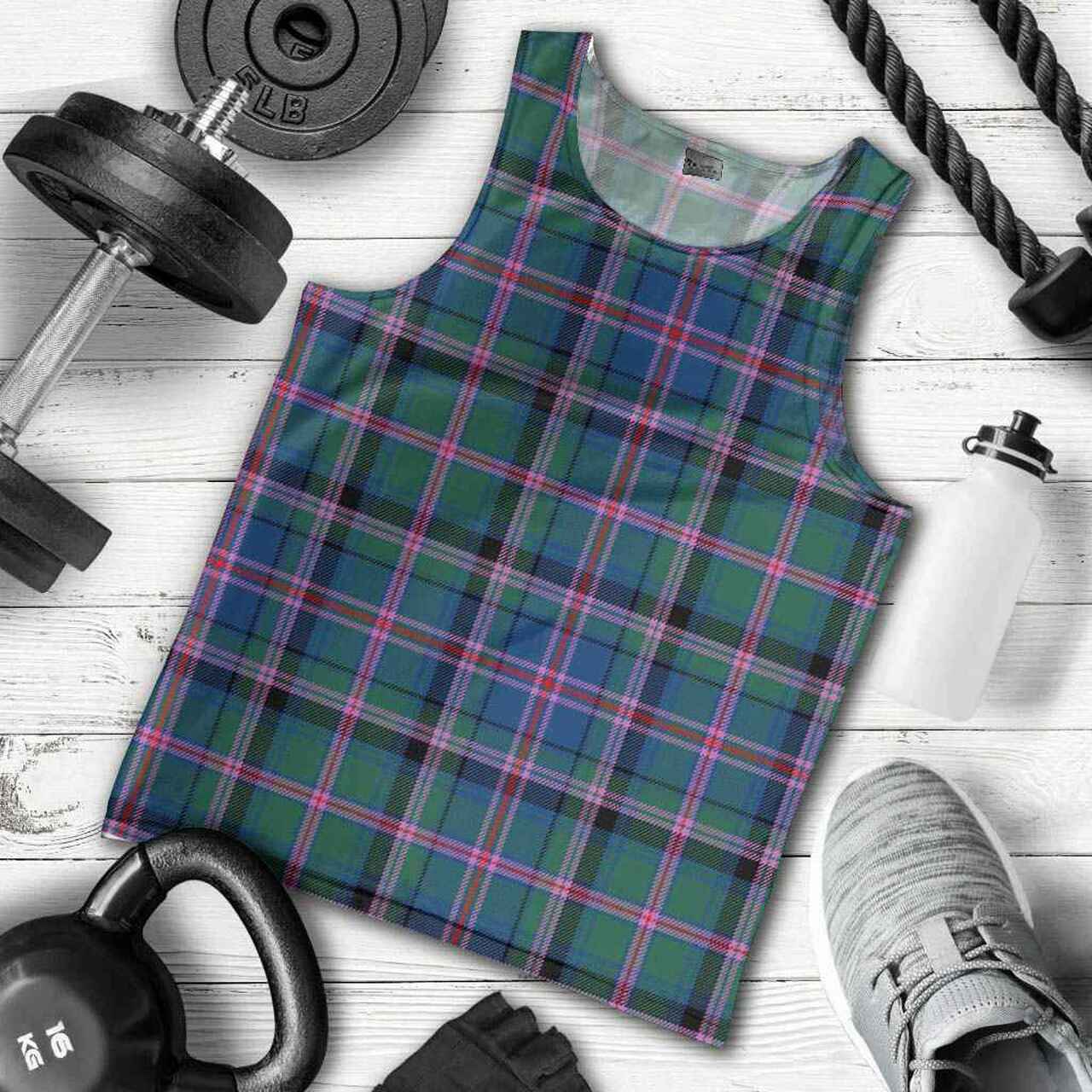 Cooper Ancient Tartan Plaid Men Tank Top