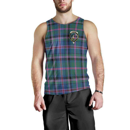 Cooper Tartan Crest Men Tank Top