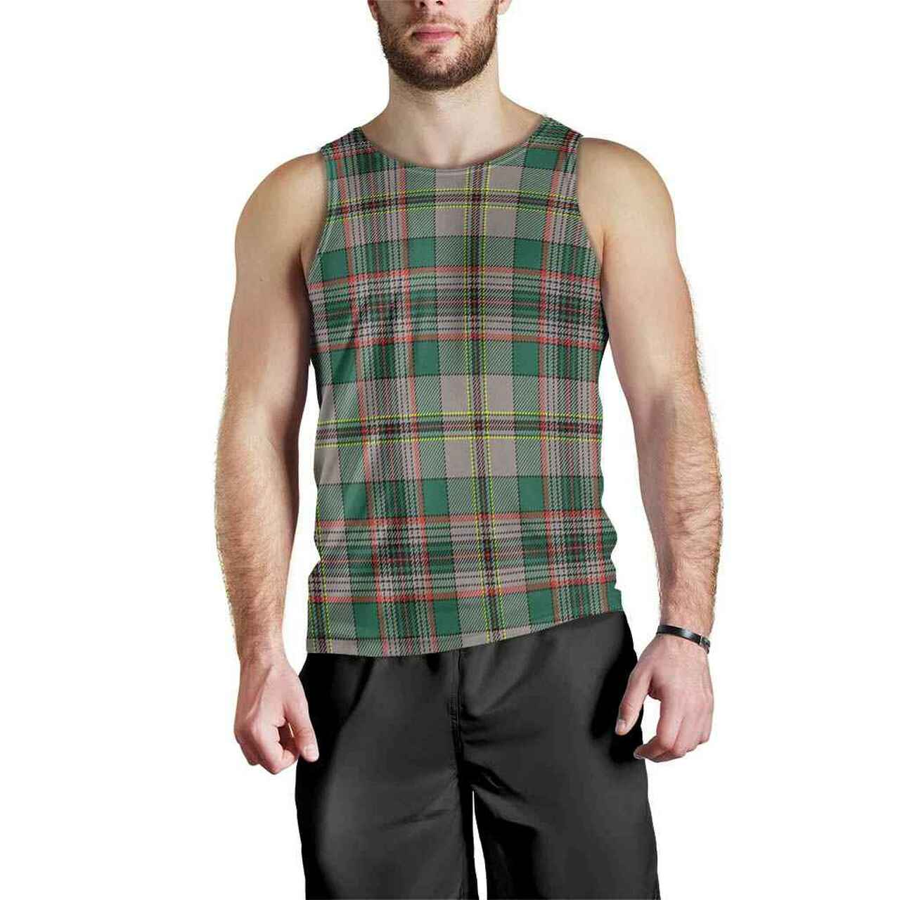 Craig Ancient Tartan Plaid Men Tank Top