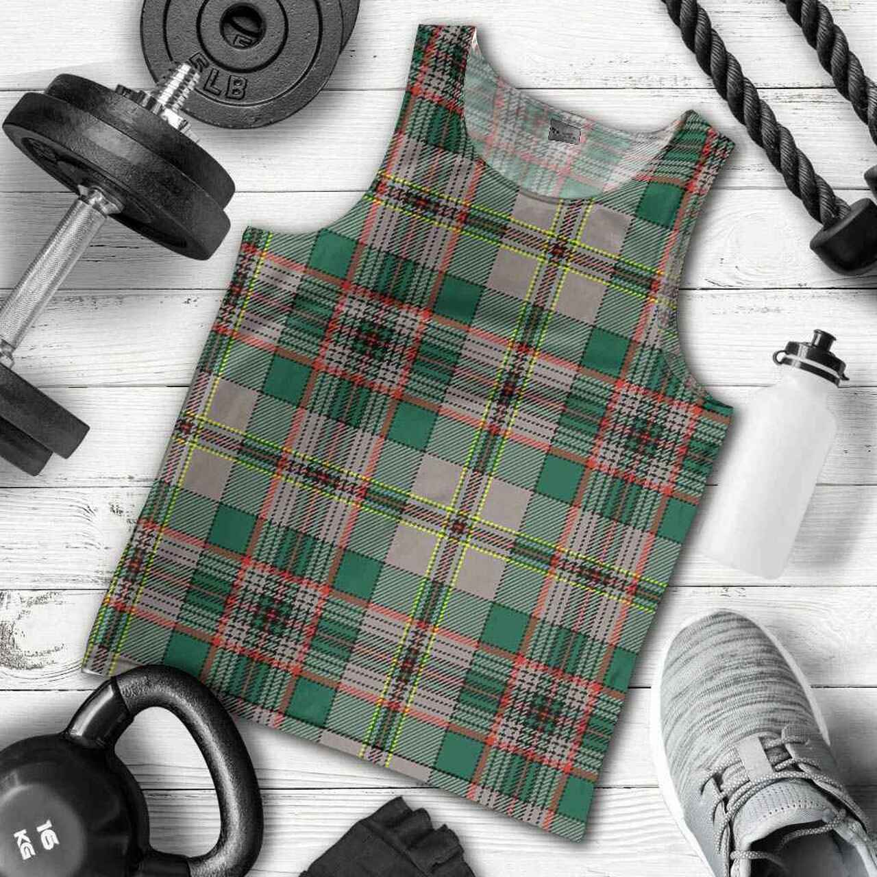 Craig Ancient Tartan Plaid Men Tank Top