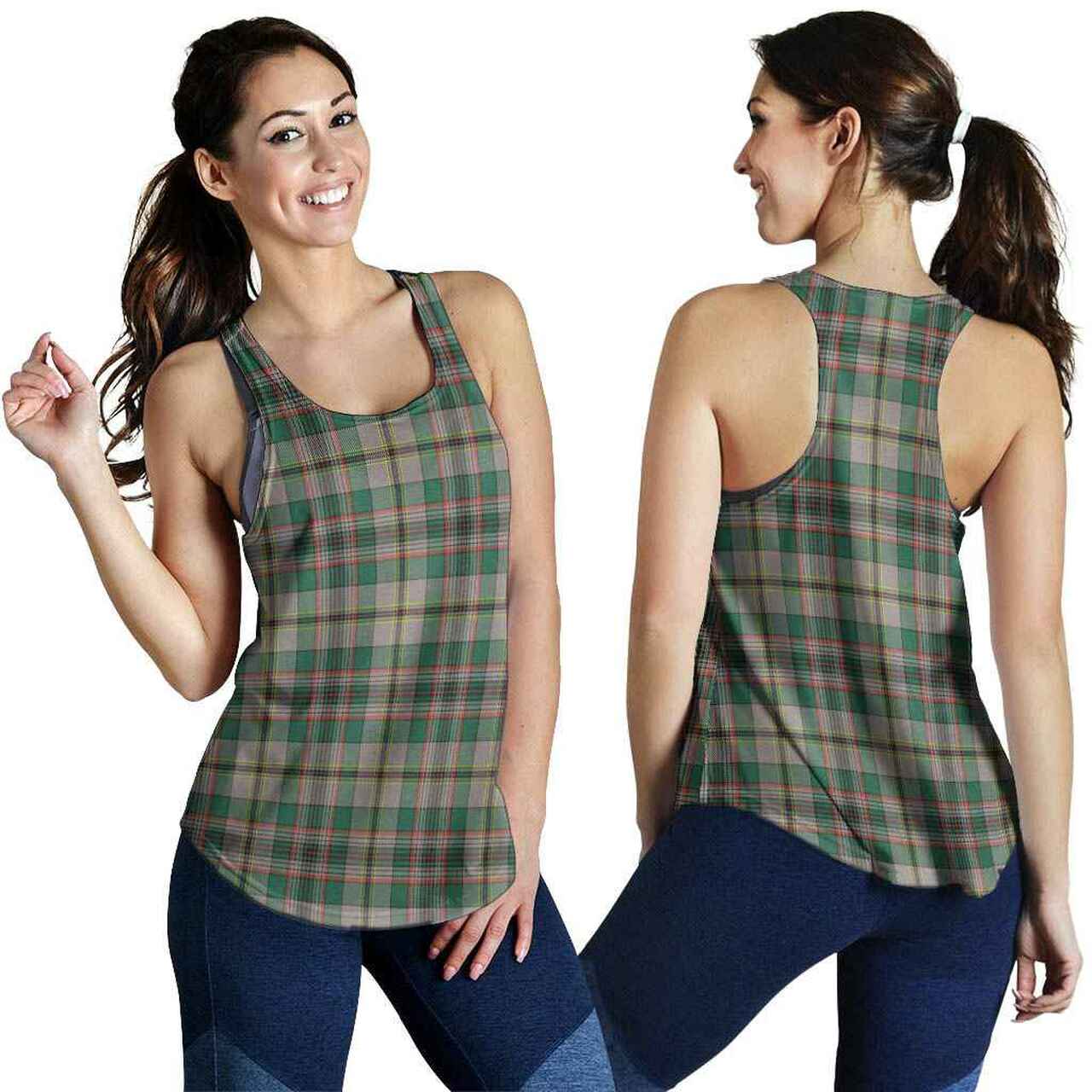 Craig Ancient Tartan Plaid Women Racerback Tank