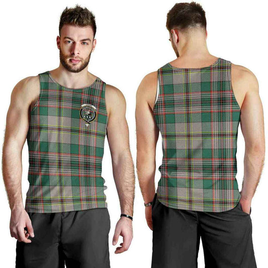 Craig Tartan Crest Men Tank Top