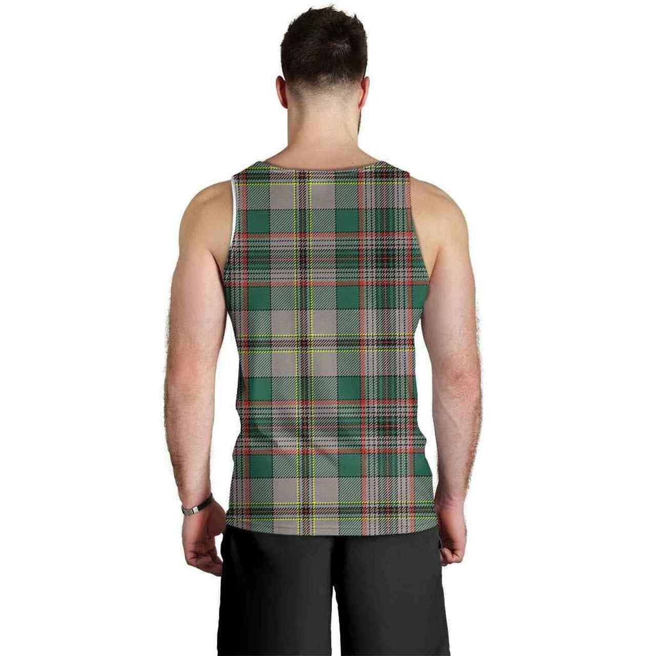 Craig Tartan Crest Men Tank Top