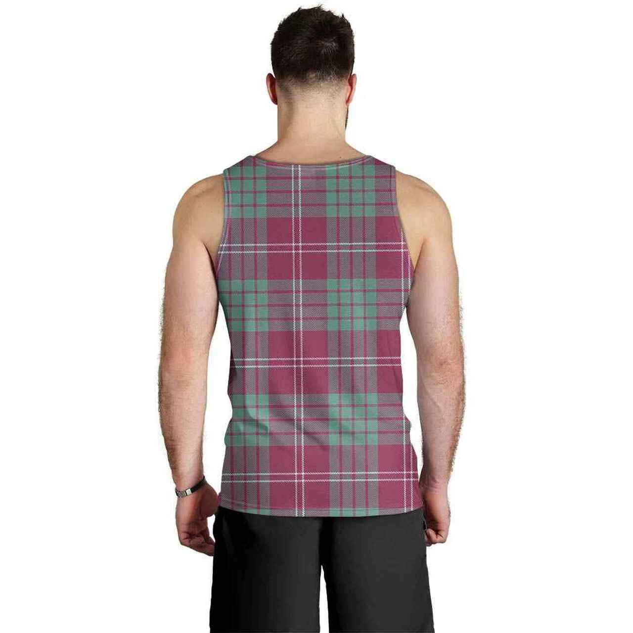 Crawford Ancient Tartan Plaid Men Tank Top