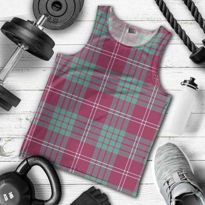 Crawford Ancient Tartan Plaid Men Tank Top