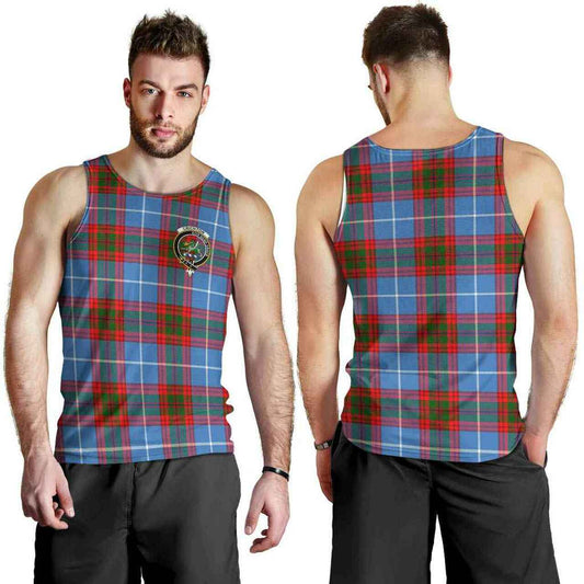 Crichton Tartan Crest Men Tank Top