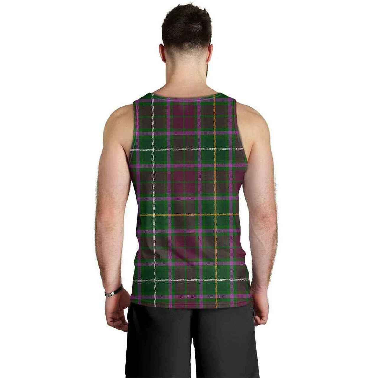 Crosbie Tartan Plaid Men Tank Top