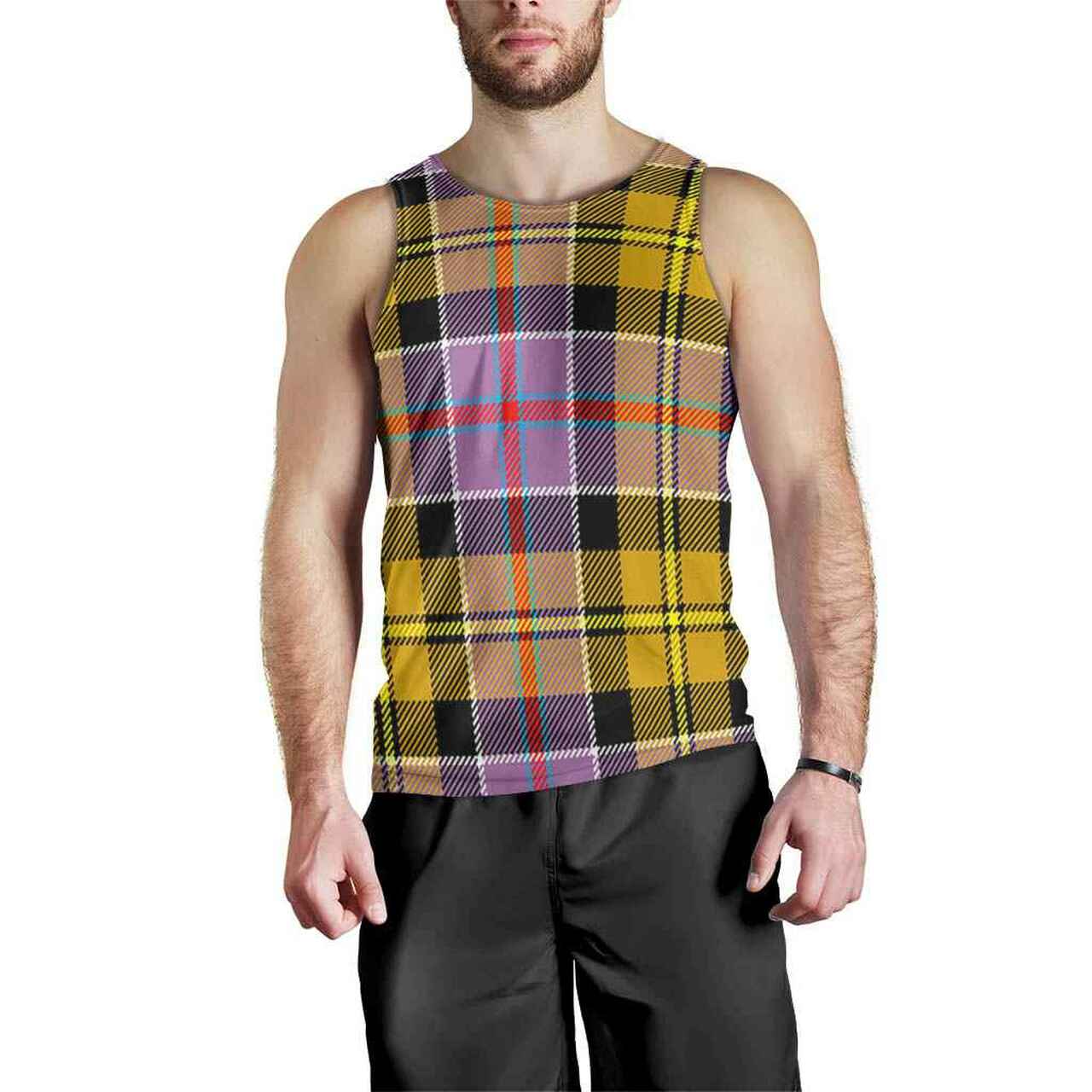 Culloden Ancient Tartan Plaid Men Tank Top