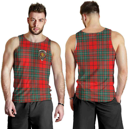 Cumming Tartan Crest Men Tank Top