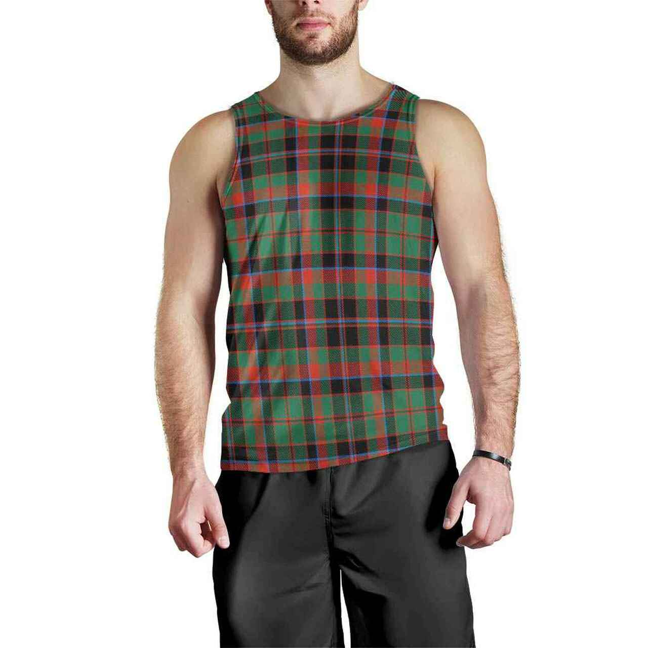 Cumming Hunting Ancient Tartan Plaid Men Tank Top