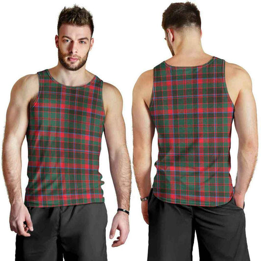 Cumming Hunting Modern Tartan Plaid Men Tank Top