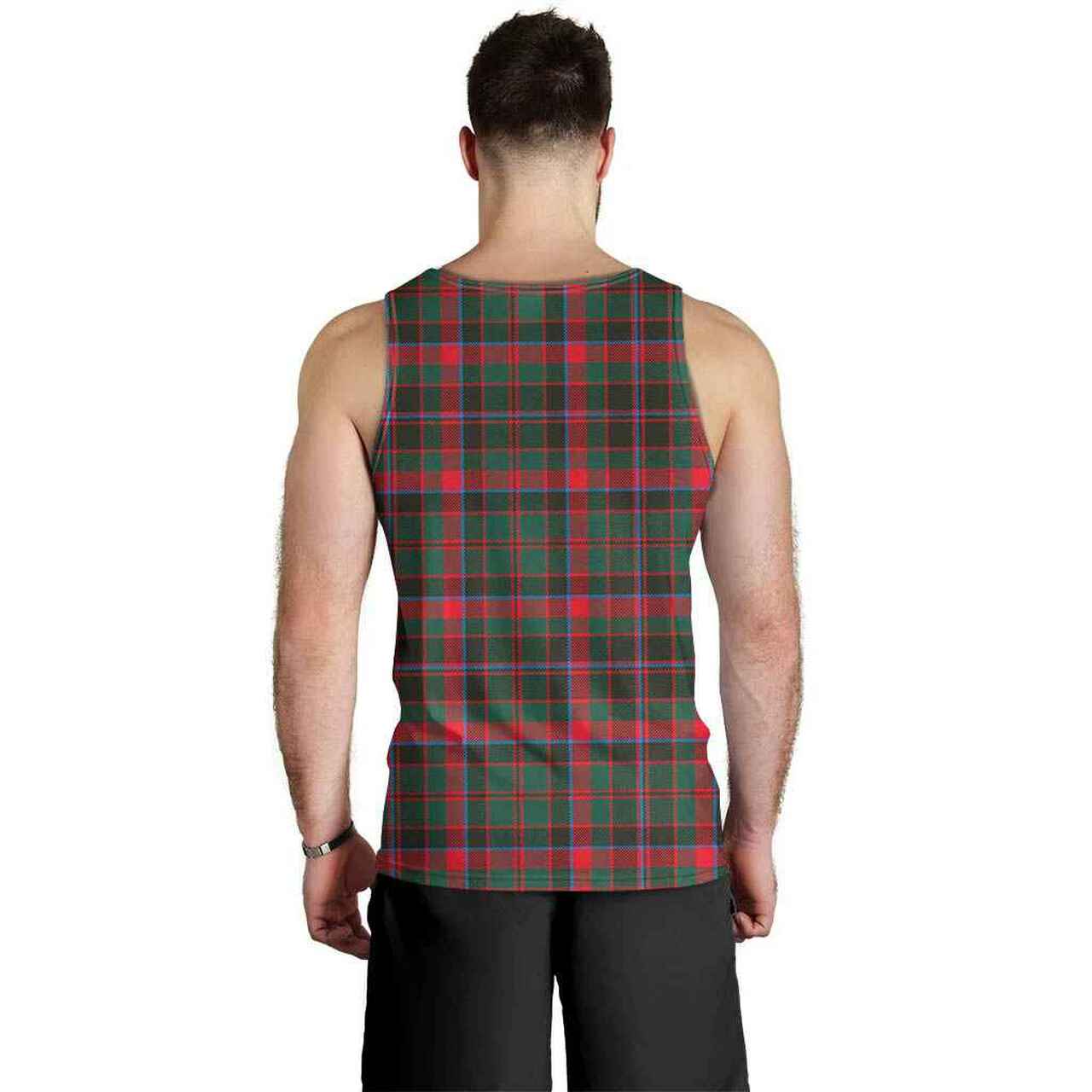 Cumming Hunting Modern Tartan Plaid Men Tank Top