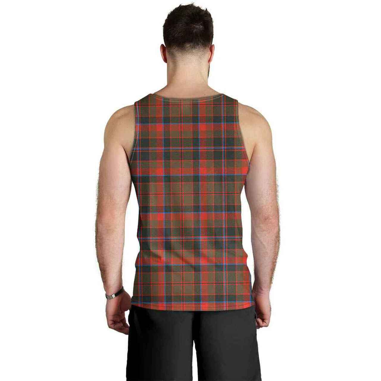 Cumming Hunting Weathered Tartan Plaid Men Tank Top