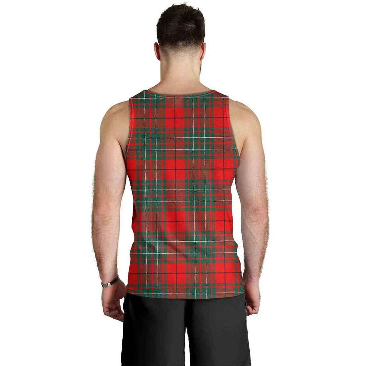 Cumming Modern Tartan Plaid Men Tank Top