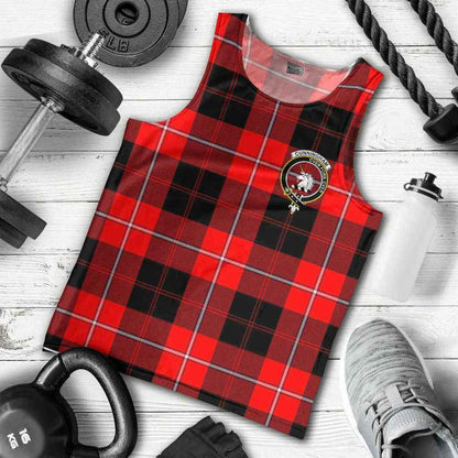 Cunningham Tartan Crest Men Tank Top