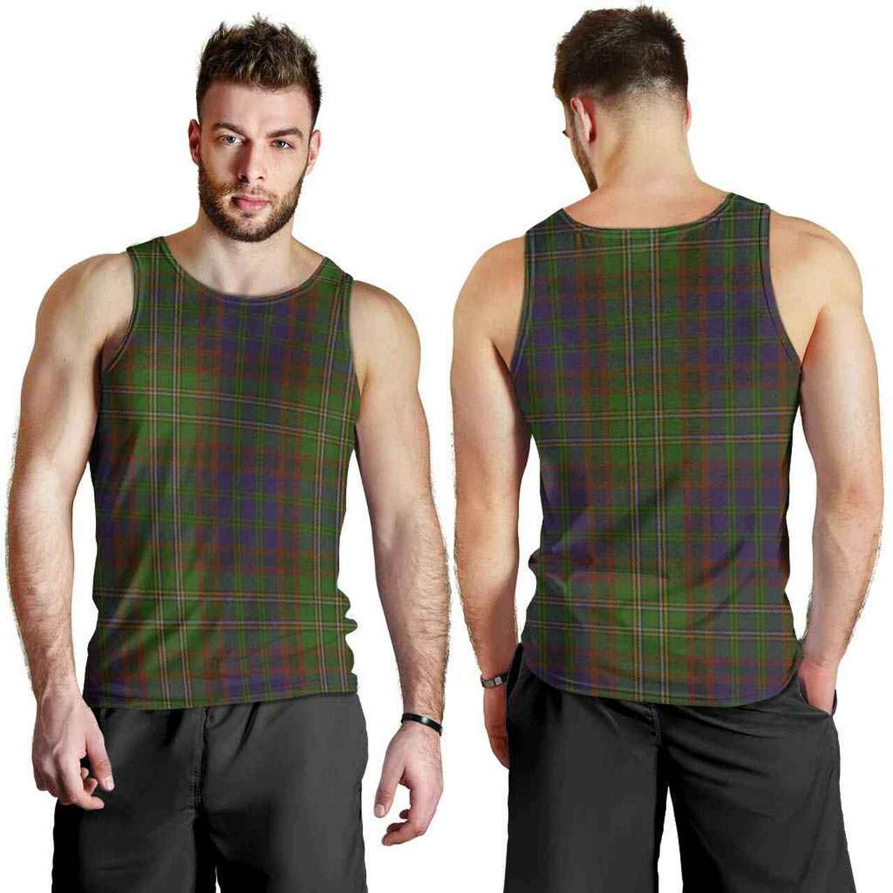 Cunningham Hunting Modern Tartan Plaid Men Tank Top