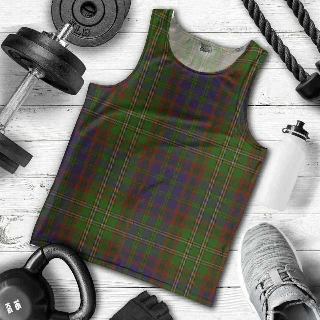 Cunningham Hunting Modern Tartan Plaid Men Tank Top