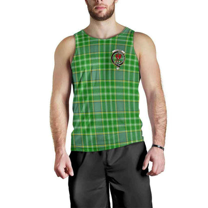 Currie Tartan Crest Men Tank Top