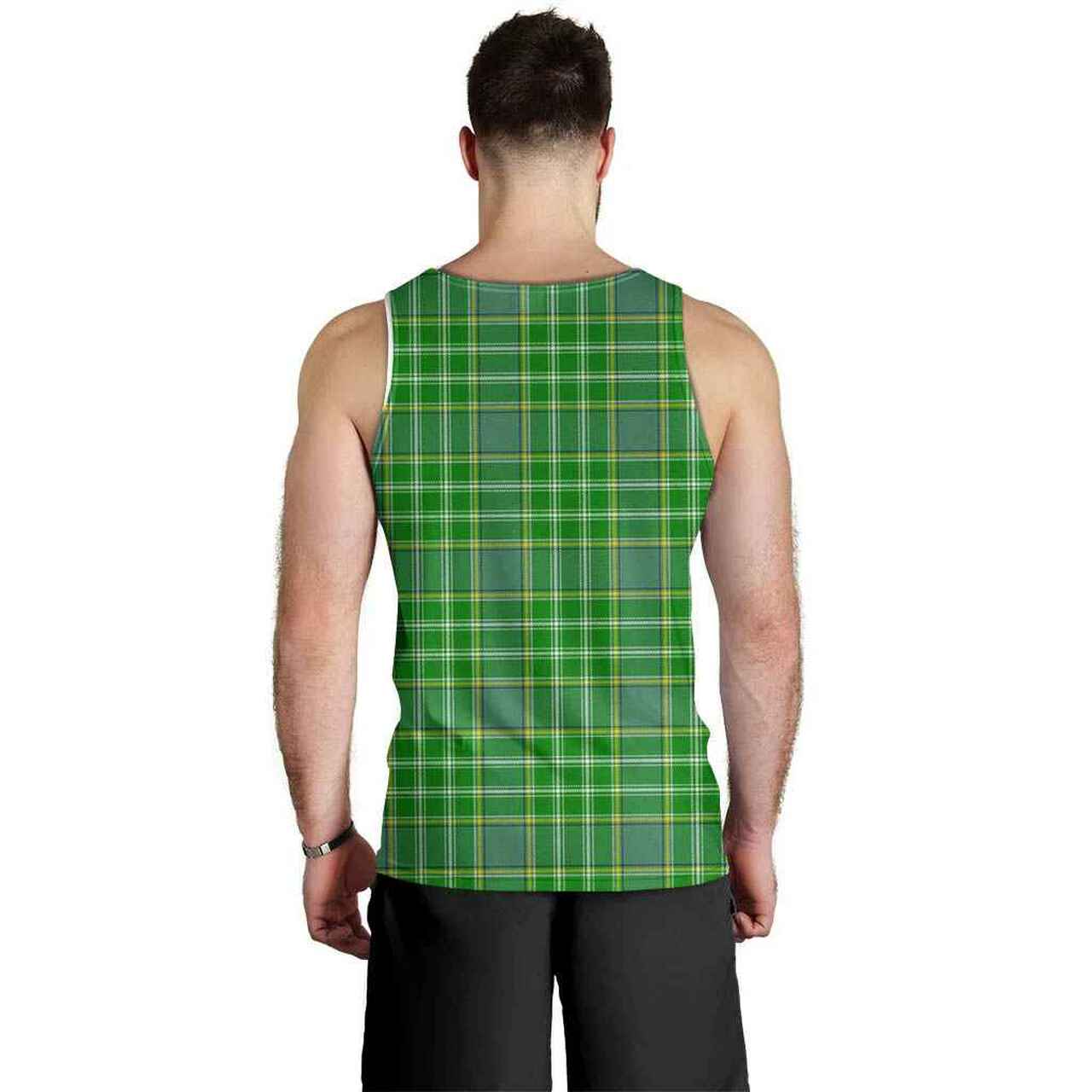 Currie Tartan Crest Men Tank Top