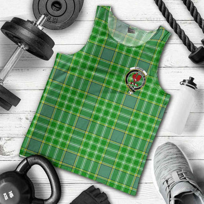 Currie Tartan Crest Men Tank Top