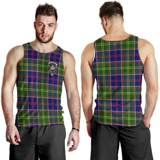 Dalrymple Tartan Crest Men Tank Top