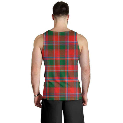 Dalziel Modern Tartan Plaid Men Tank Top