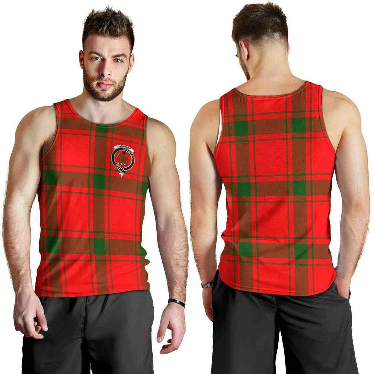 Darroch (Gourock) Tartan Crest Men Tank Top