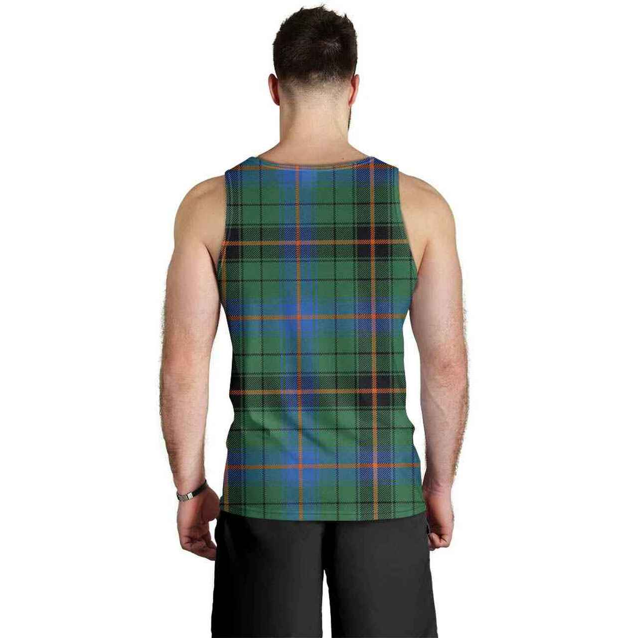 Davidson Ancient Tartan Plaid Men Tank Top