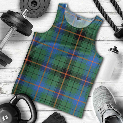 Davidson Ancient Tartan Plaid Men Tank Top