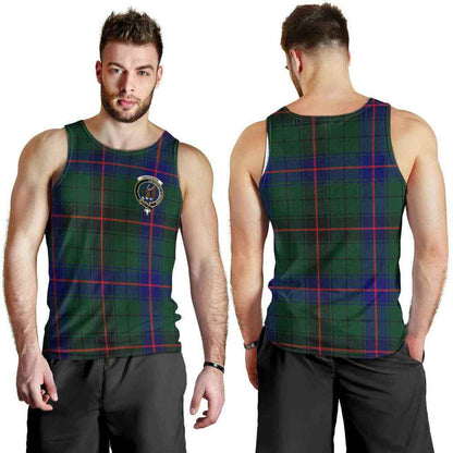 Davidson Tartan Crest Men Tank Top