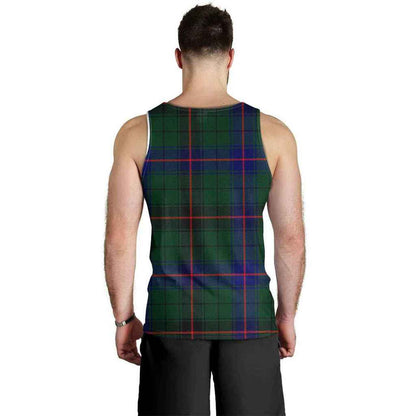 Davidson Tartan Crest Men Tank Top