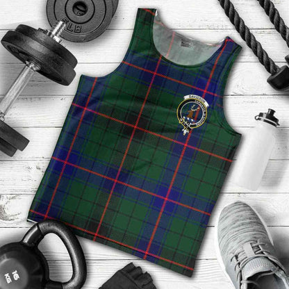 Davidson Tartan Crest Men Tank Top