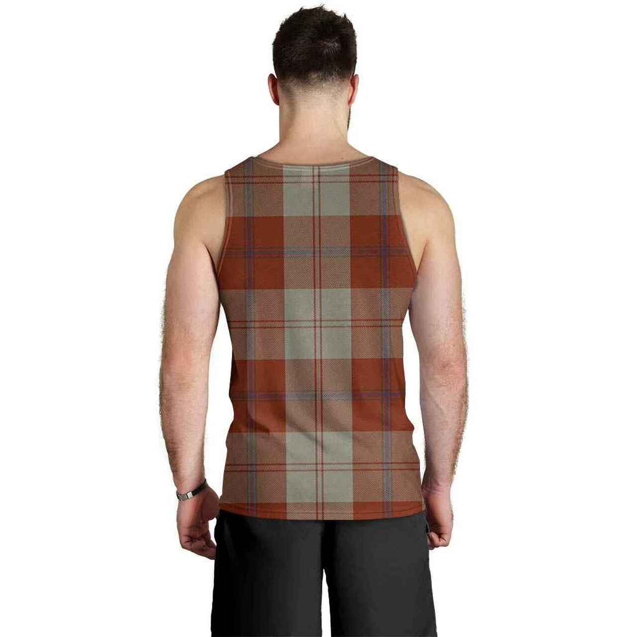 Davidson Dress Dancers Tartan Plaid Men Tank Top