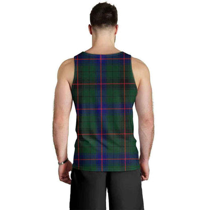 Davidson Modern Tartan Plaid Men Tank Top