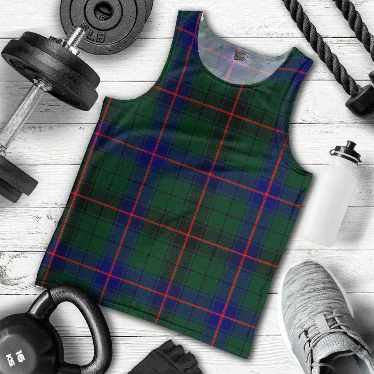 Davidson Modern Tartan Plaid Men Tank Top