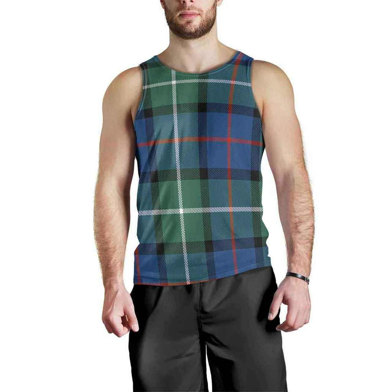 Davidson of Tulloch Tartan Plaid Men Tank Top