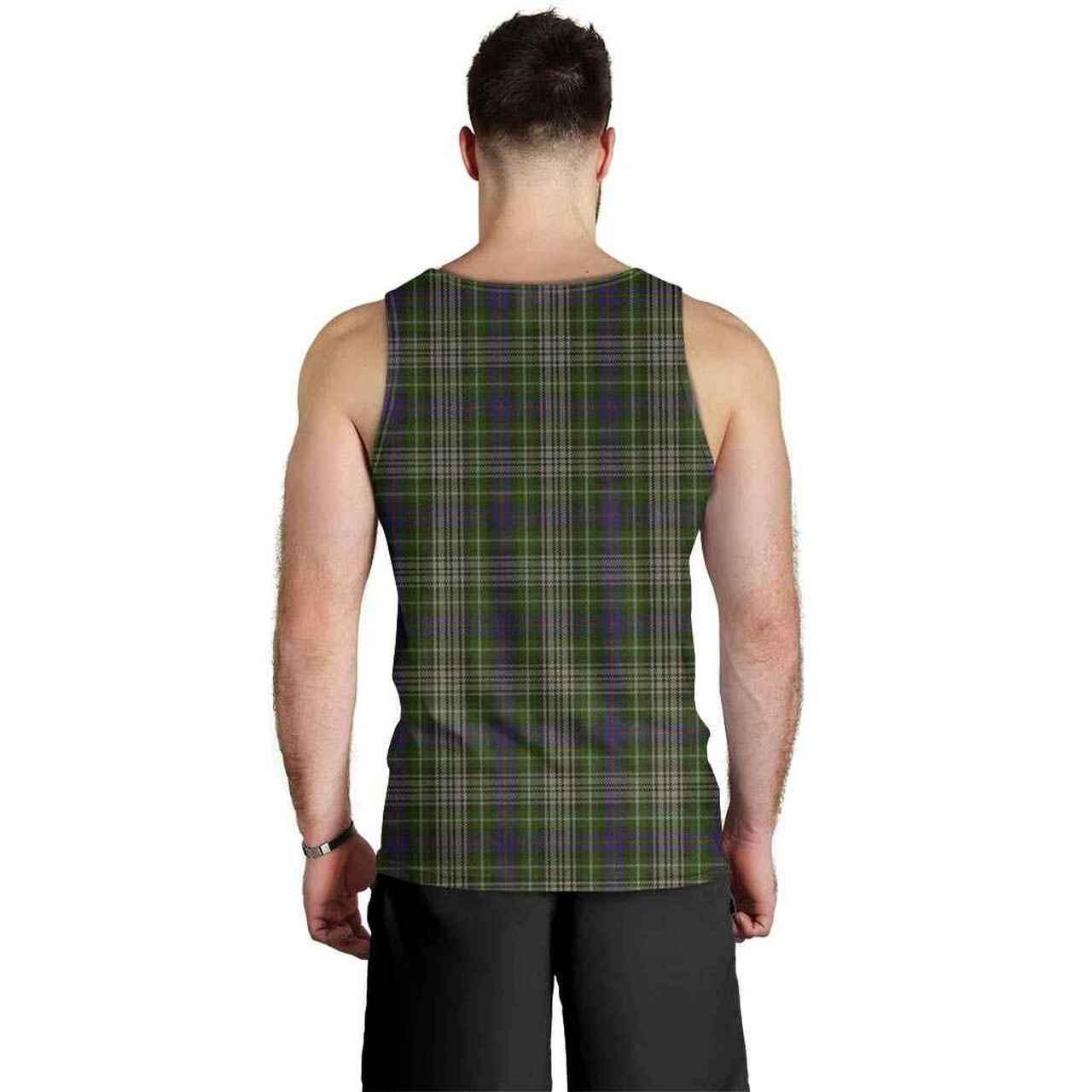 Davidson Tulloch Dress Tartan Plaid Men Tank Top