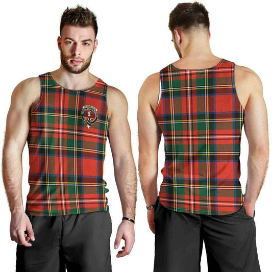 Dennistoun Tartan Crest Men Tank Top