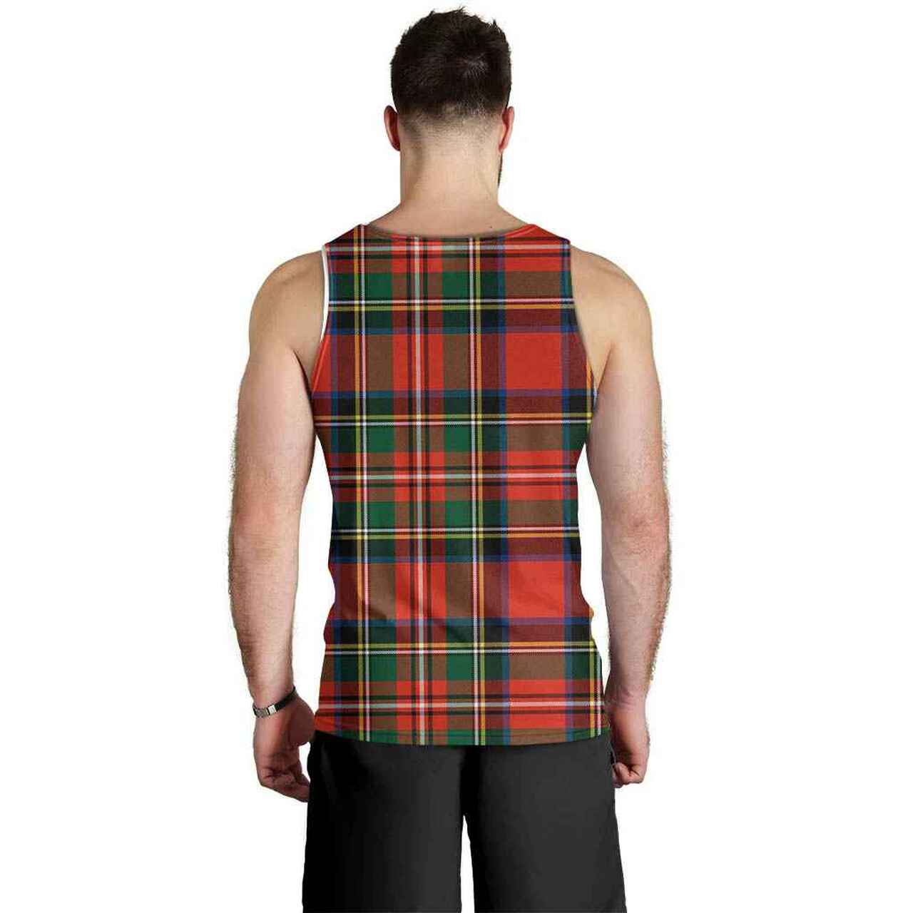 Dennistoun Tartan Crest Men Tank Top