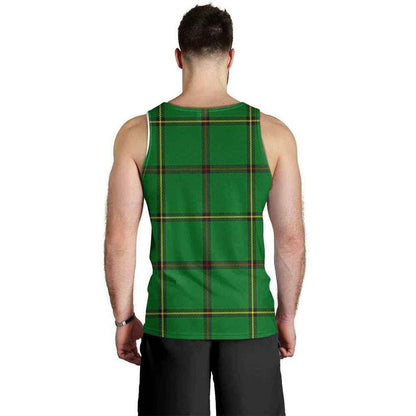 Don Tartan Crest Men Tank Top