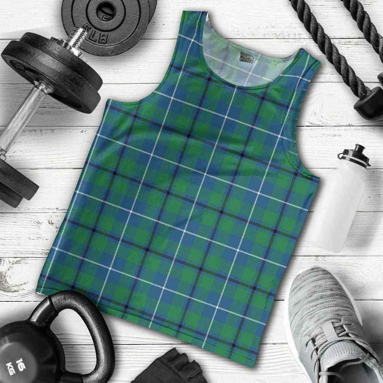 Douglas Ancient Tartan Plaid Men Tank Top