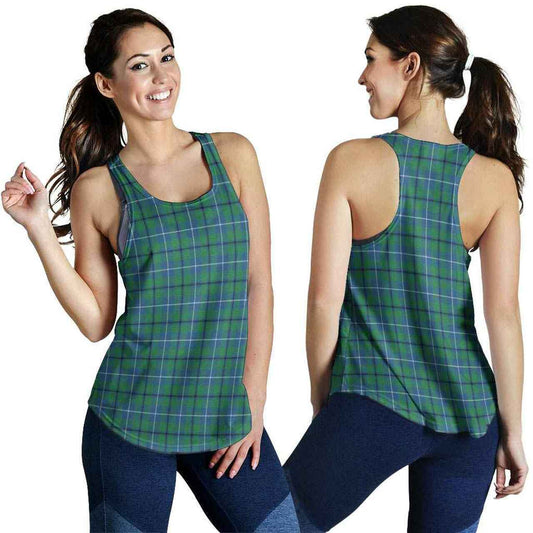 Douglas Ancient Tartan Plaid Women Racerback Tank