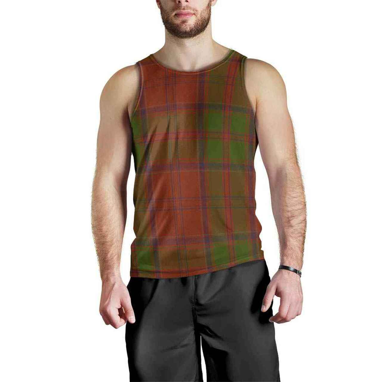 Drummond Tartan Plaid Men Tank Top