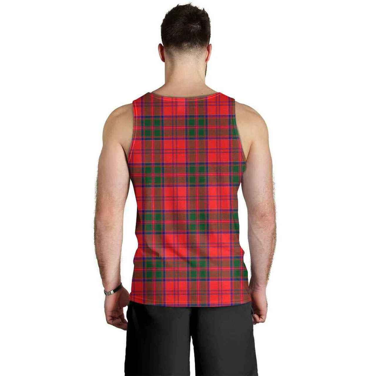 Drummond Modern Tartan Plaid Men Tank Top