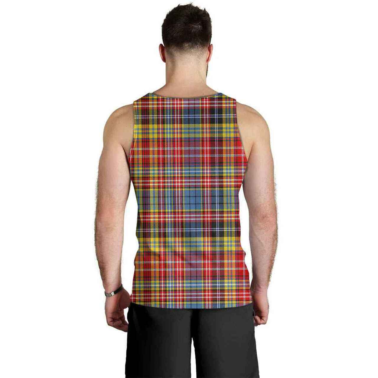 Drummond of Strathallan Tartan Plaid Men Tank Top