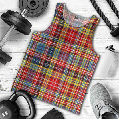 Drummond of Strathallan Tartan Plaid Men Tank Top