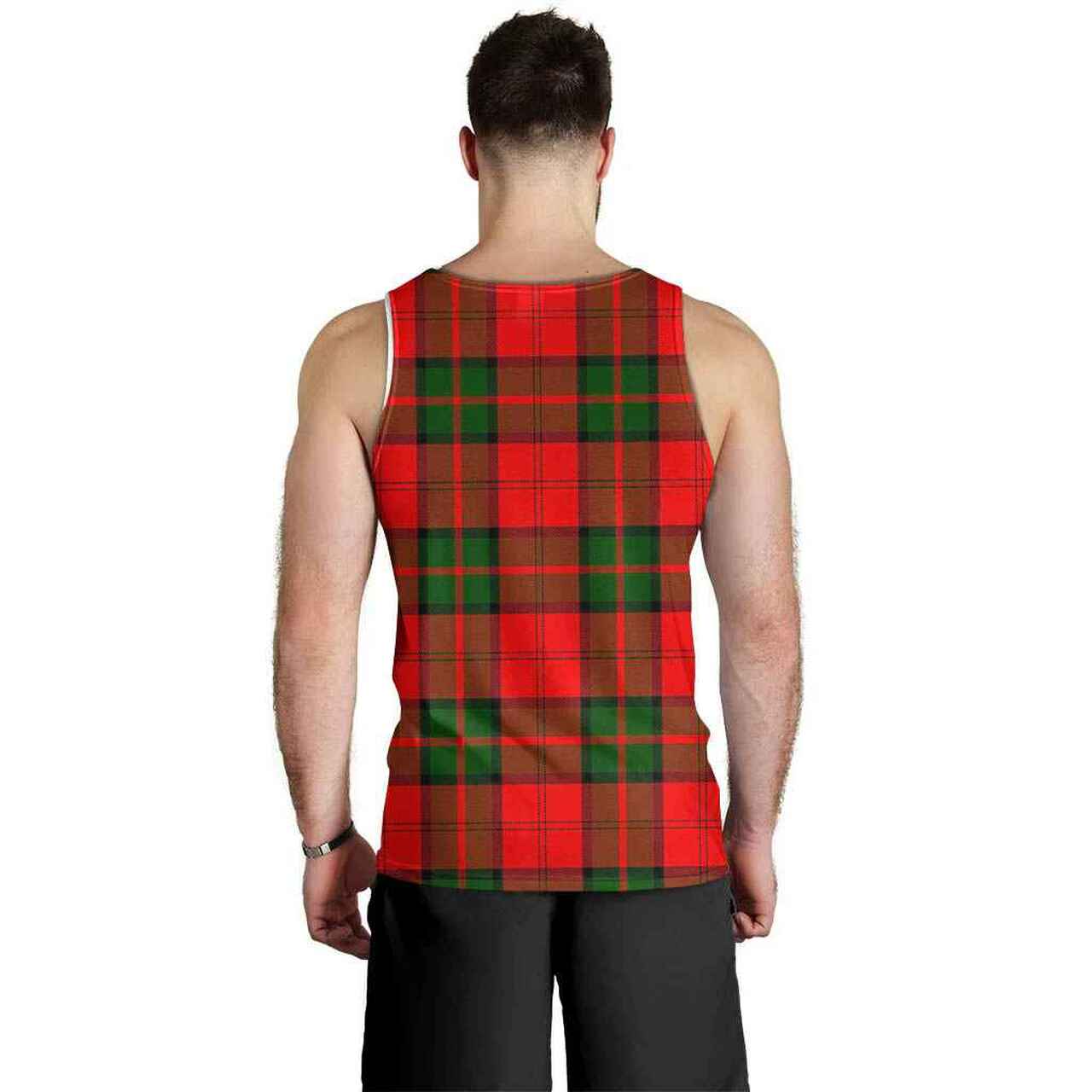 Dunbar Tartan Crest Men Tank Top