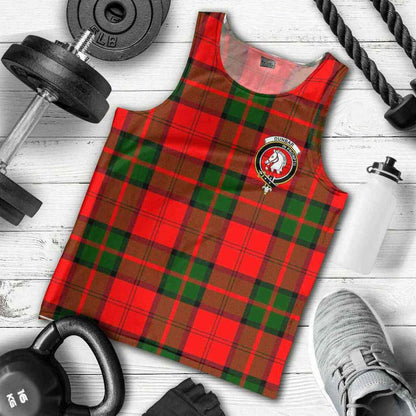 Dunbar Tartan Crest Men Tank Top