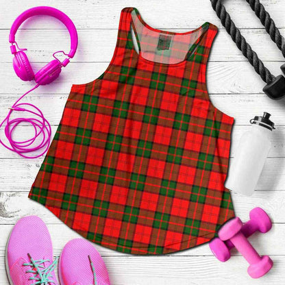 Dunbar Modern Tartan Plaid Women Racerback Tank